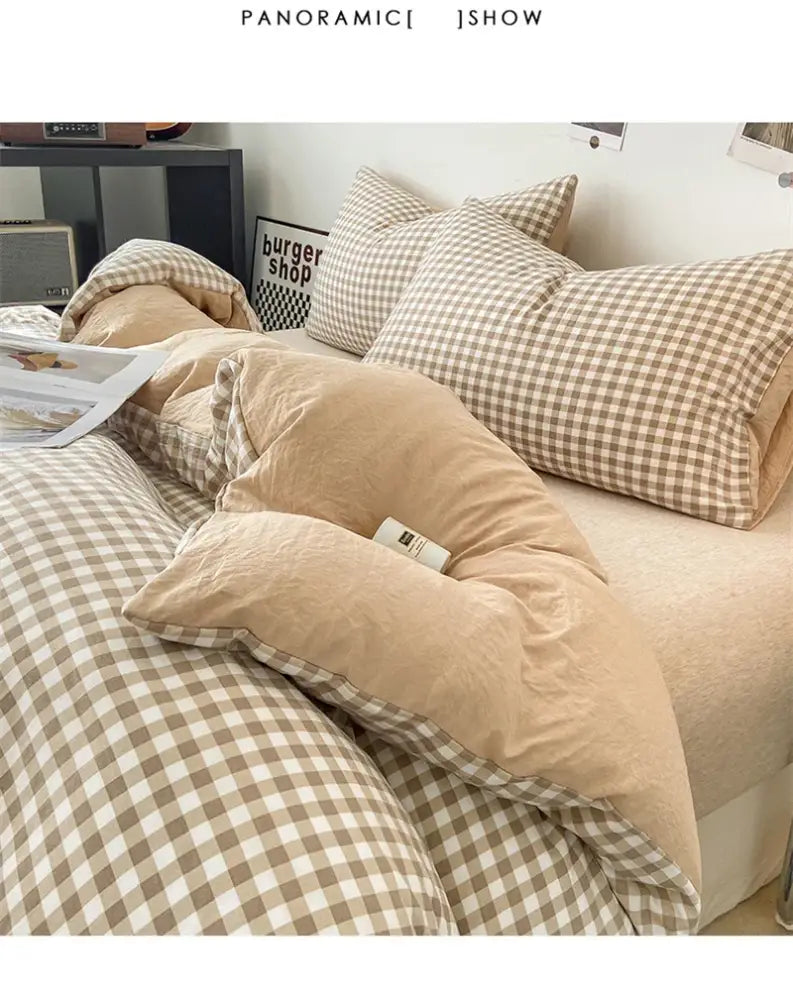 DecorBites™ Soft Japanese Style Duvet Cover Set