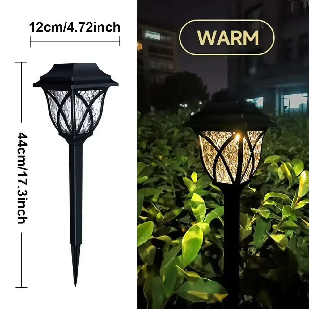 DecorBites™ Solar Lawn Lights Set for Outdoor Garden
