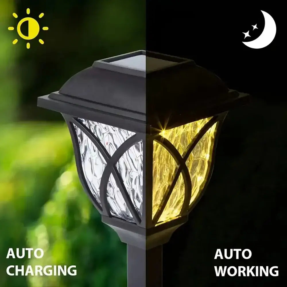 DecorBites™ Solar Lawn Lights Set for Outdoor Garden