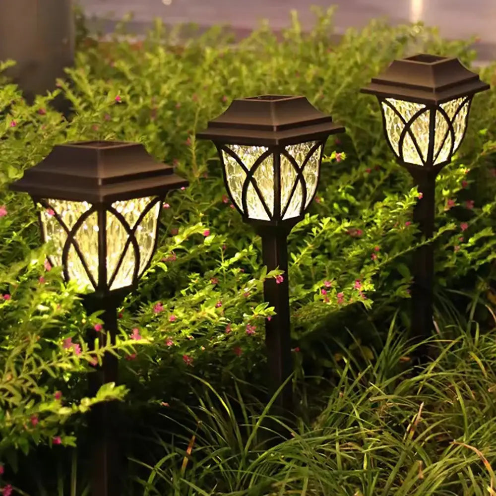 DecorBites™ Solar Lawn Lights Set for Outdoor Garden