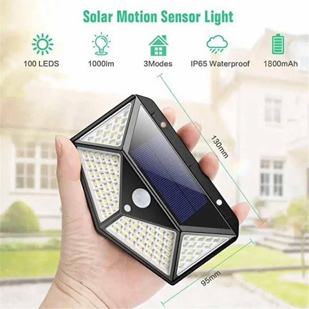 DecorBites™ Solar LED Outdoor Lights Set for Garden with Motion Sensor
