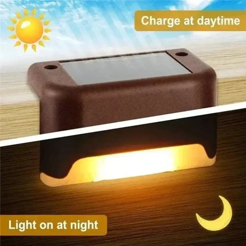 DecorBites™ Solar LED Outdoor Stair Lights Set