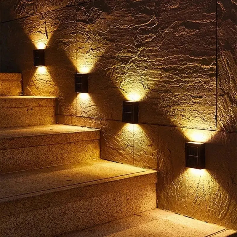 DecorBites™ Solar LED Outdoor Wall Light