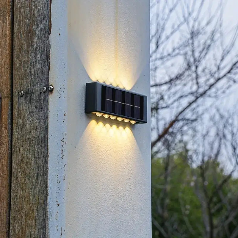DecorBites™ Solar LED Outdoor Wall Lights for Garden & Patio
