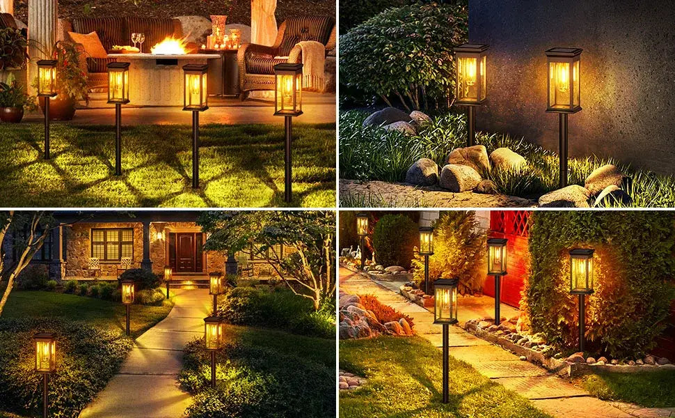 DecorBites™ Lot de lampes solaires, super lumineuses 12h