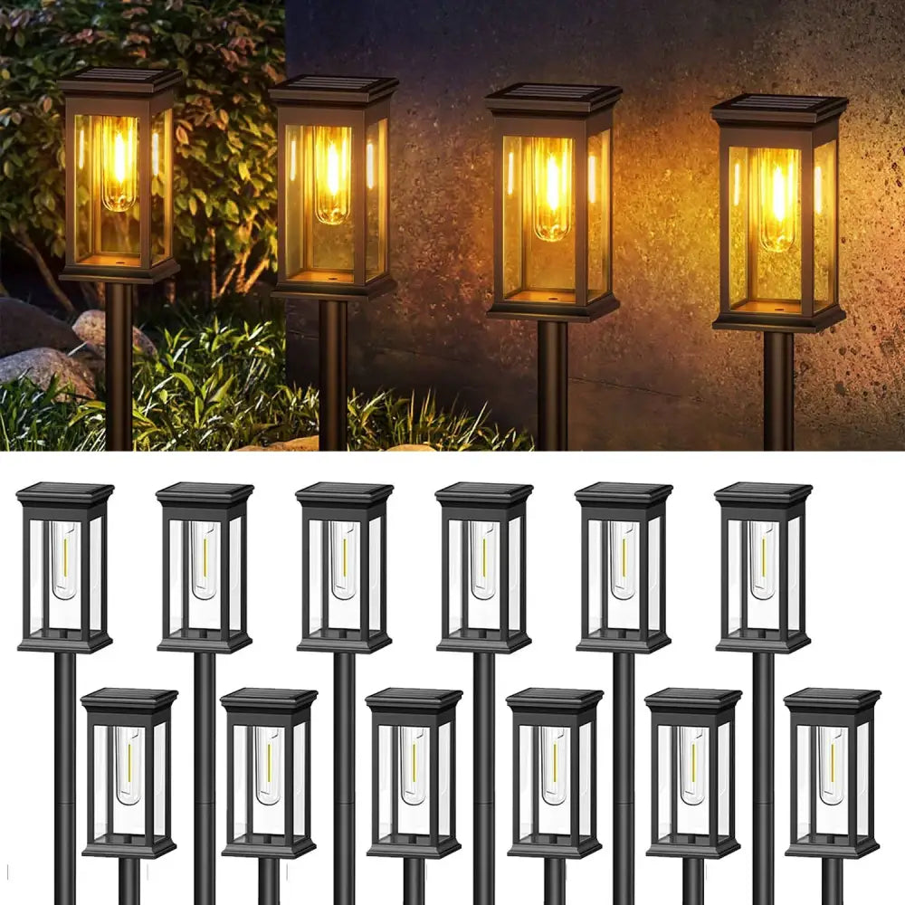 DecorBites™ Lot de lampes solaires, super lumineuses 12h
