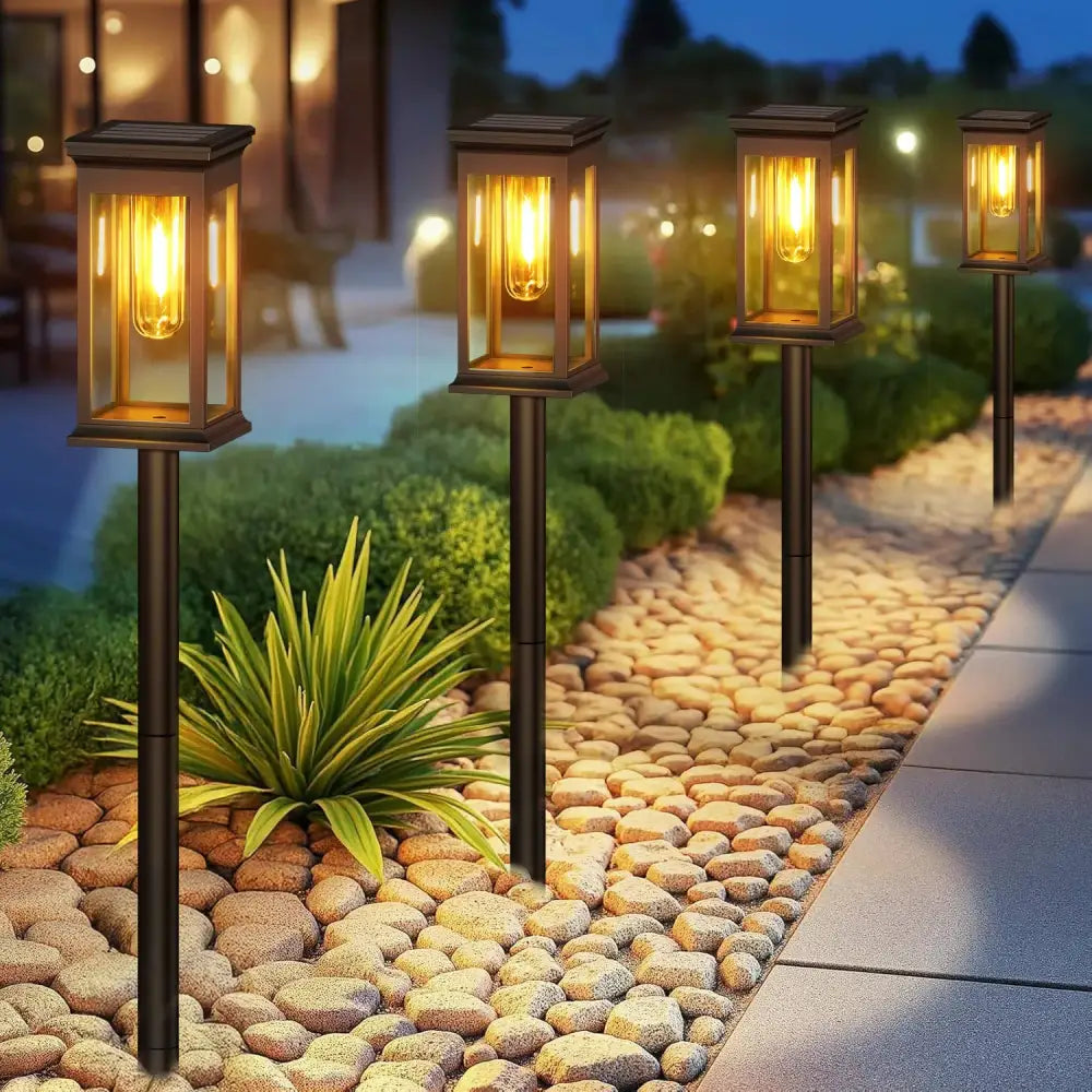 DecorBites™ Lot de lampes solaires, super lumineuses 12h