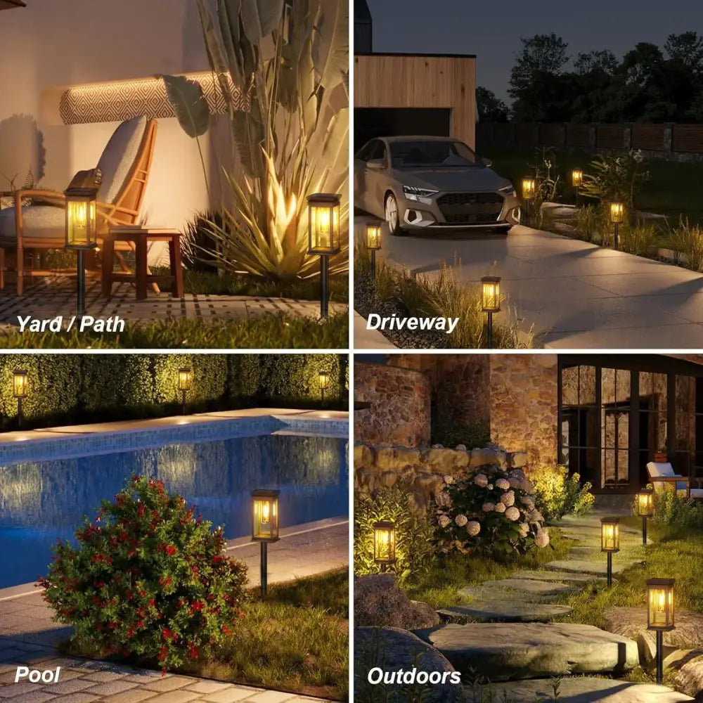 DecorBites™ Lot de lampes solaires, super lumineuses 12h