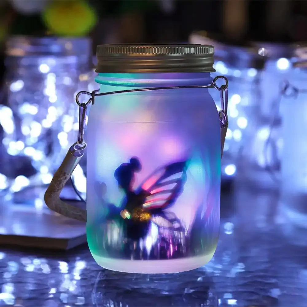 DecorBites™ Solar Mason Jar Fairy Lights for Garden Decoration