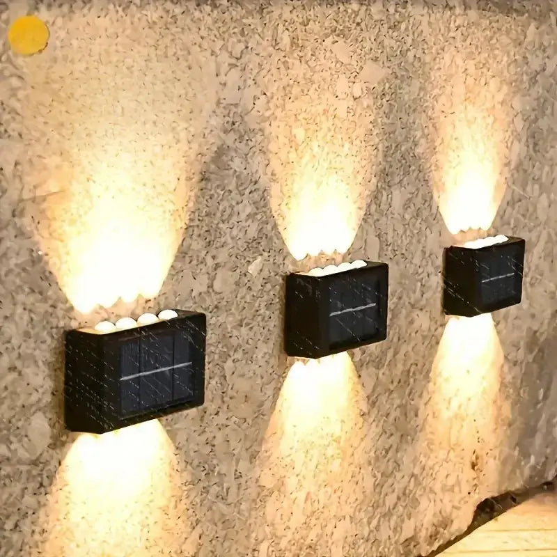 DecorBites™ Solar Outdoor Wall Lights for Garden Decor