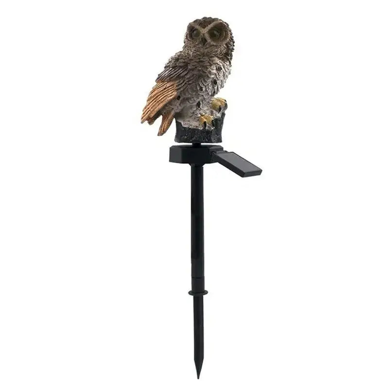 DecorBites™ Solar Owl Garden Light - Decorative, Waterproof LED