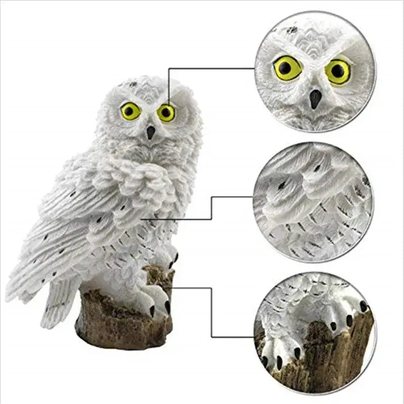 DecorBites™ Solar Owl Garden Light - Decorative, Waterproof LED