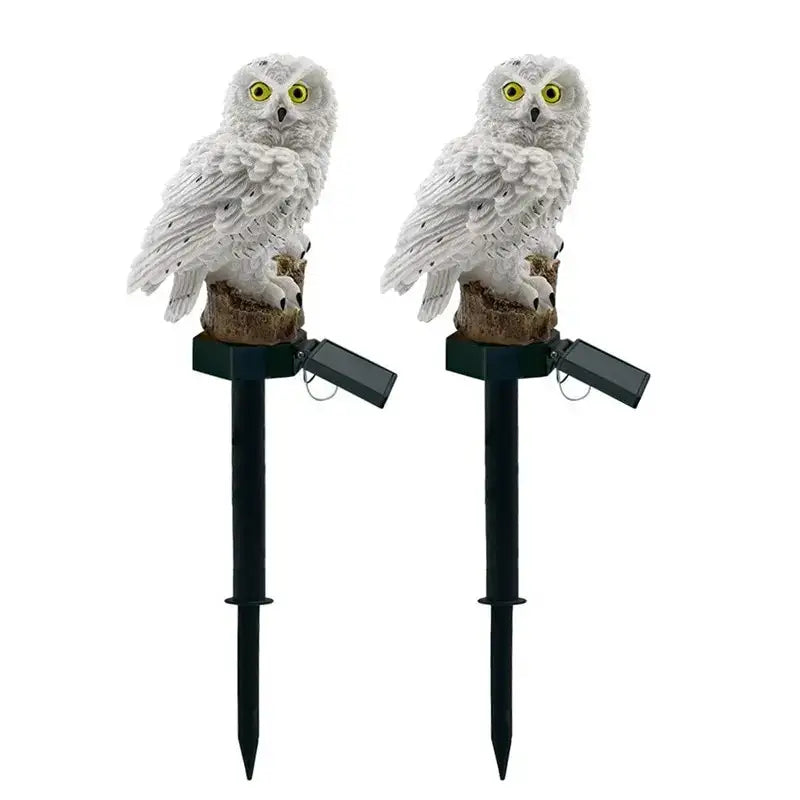 DecorBites™ Solar Owl Garden Light - Decorative, Waterproof LED