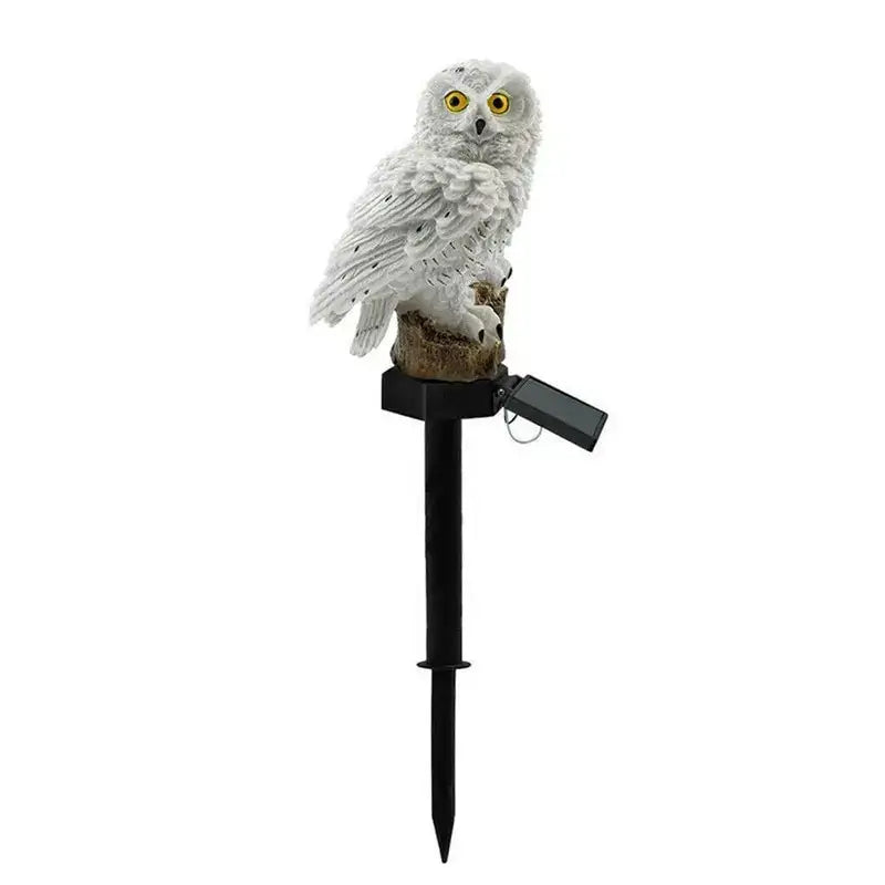 DecorBites™ Solar Owl Garden Light - Decorative, Waterproof LED