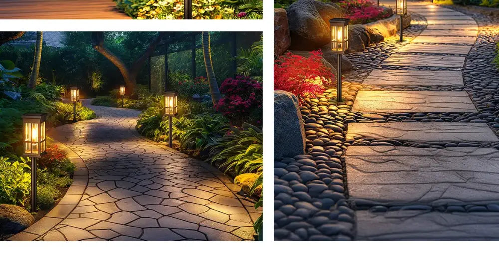 DecorBites™ Solar Pathway Lights - Bright Outdoor Lights