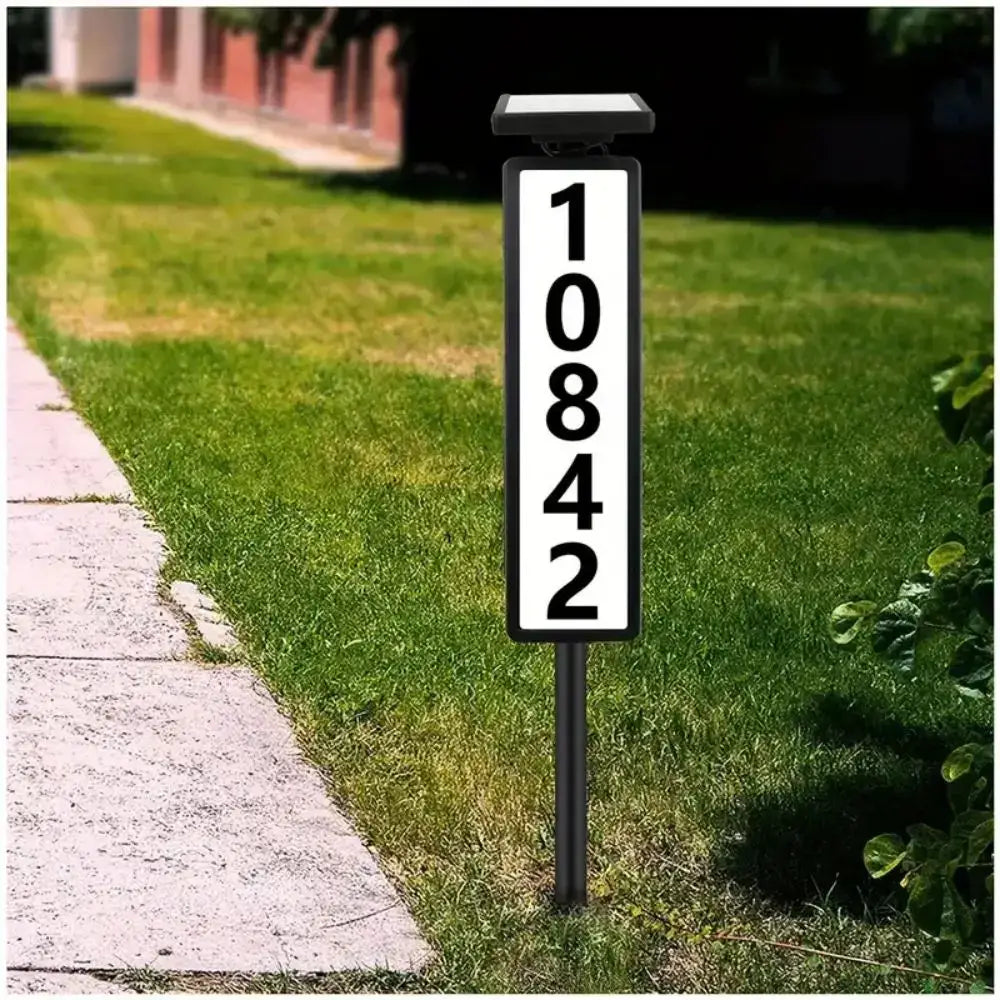 DecorBites™ Solar Powered LED House Number Light