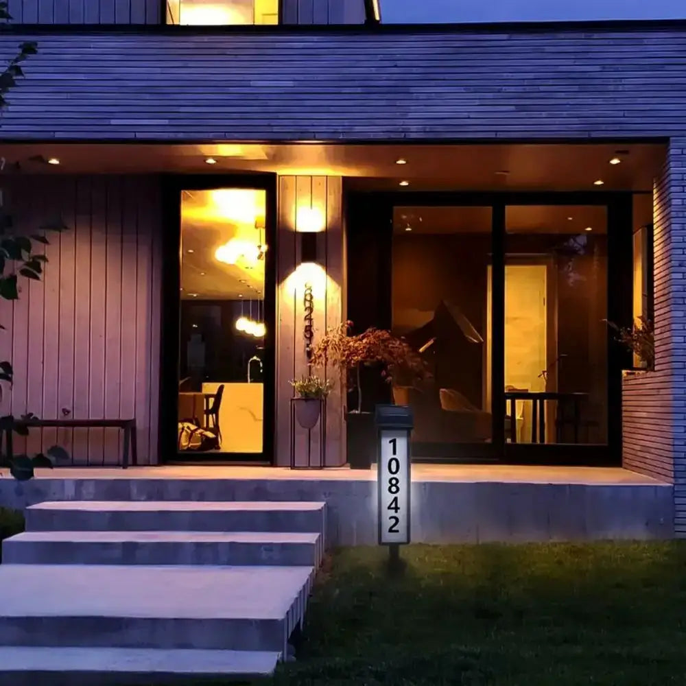 DecorBites™ Solar Powered LED House Number Light