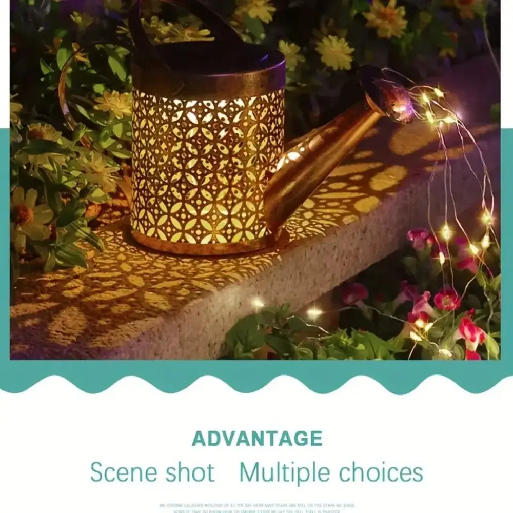 DecorBites™ Solar Watering Can Light - Outdoor Decor