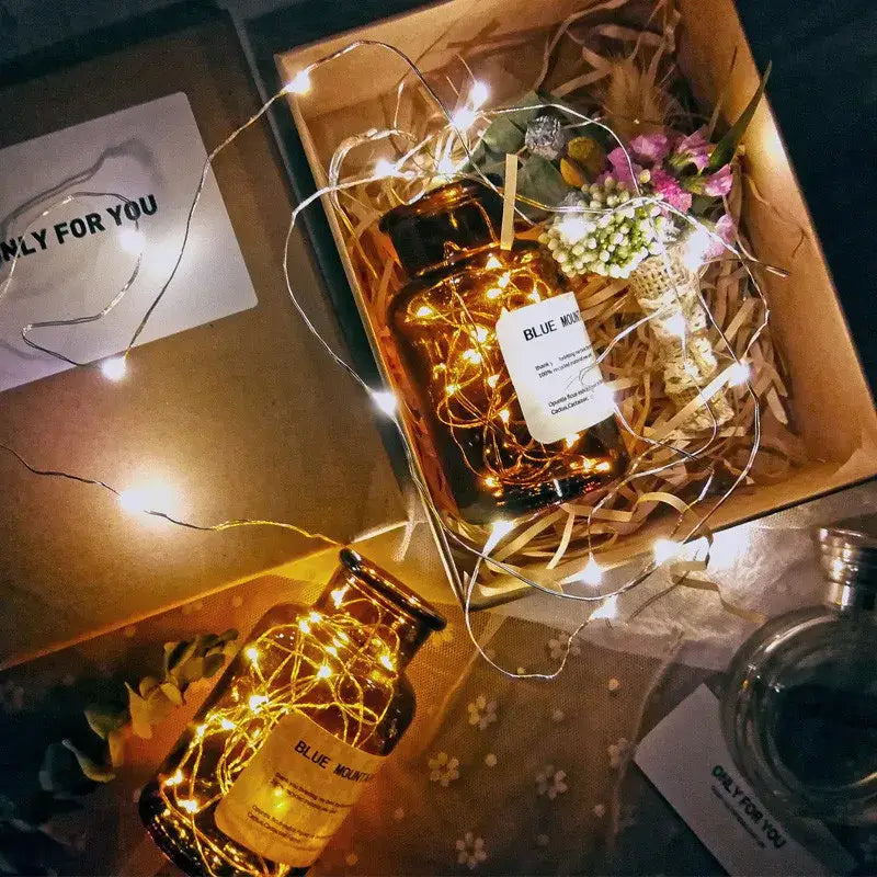 DecorBites™ Solar Wine Bottle Fairy Lights - Home Decoration