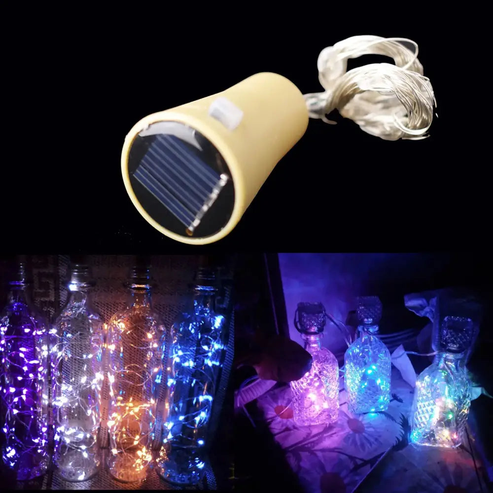 DecorBites™ Solar Wine Bottle Fairy Lights - Home Decoration