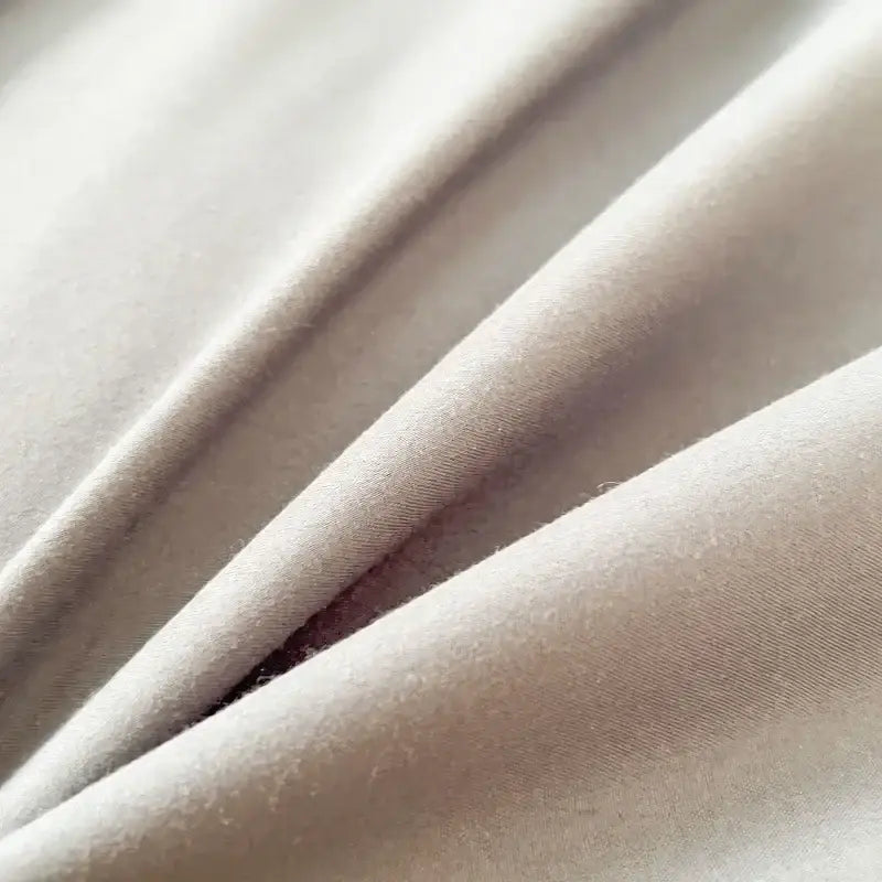 DecorBites™ Solid Color Brush Fabric Bedding Set - 4 Pieces
