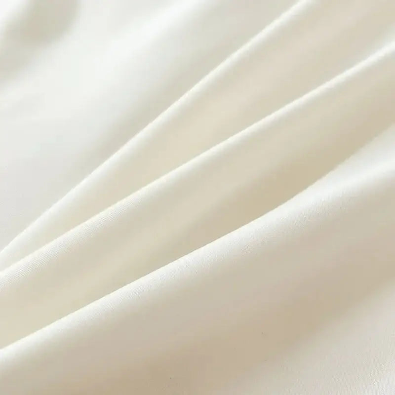 DecorBites™ Solid Color Brush Fabric Bedding Set - 4 Pieces