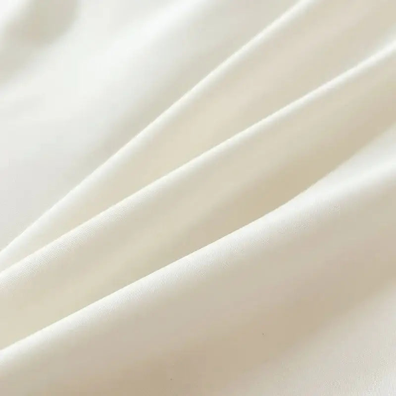DecorBites™ Solid Color Brush Fabric Bedding Set - 4 Pieces