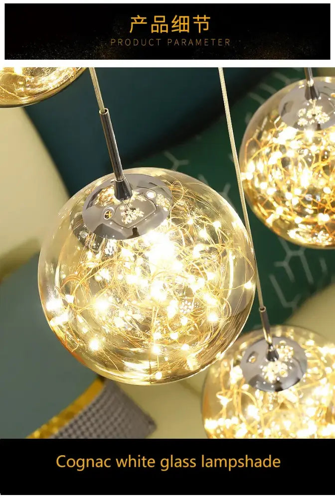 DecorBites™ Spiral Crystal Ball Chandelier Light - Free Shipping