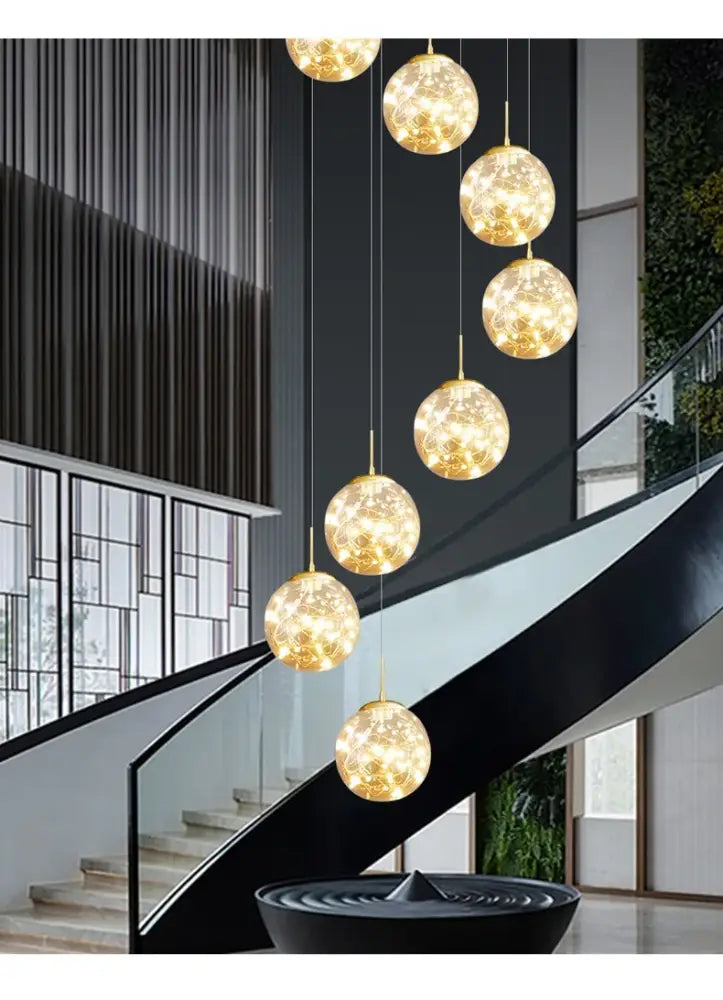 DecorBites™ Spiral Crystal Ball Chandelier Light - Free Shipping