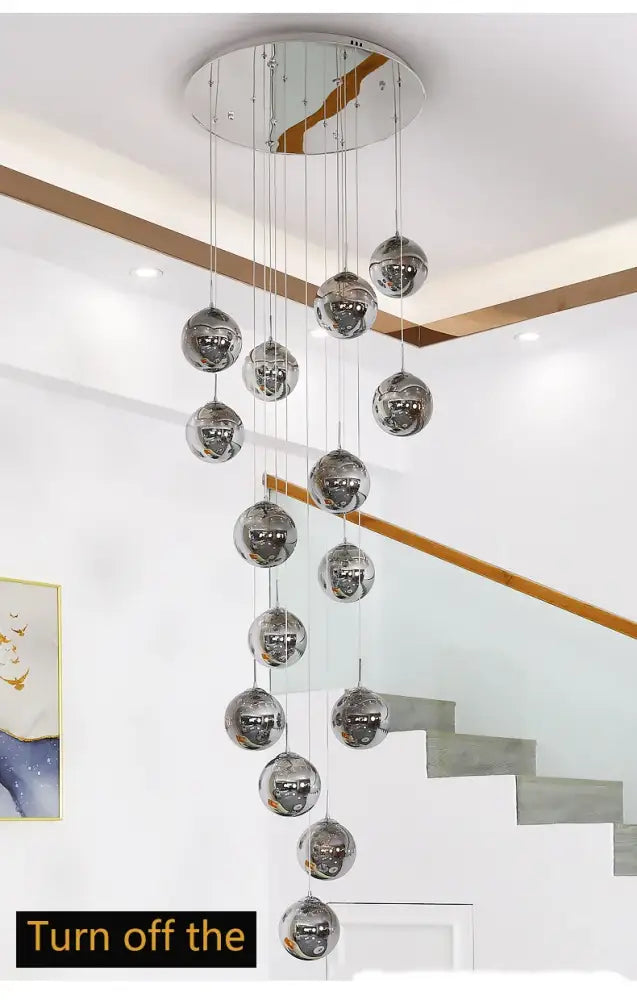 DecorBites™ Spiral Crystal Ball Chandelier Light - Free Shipping