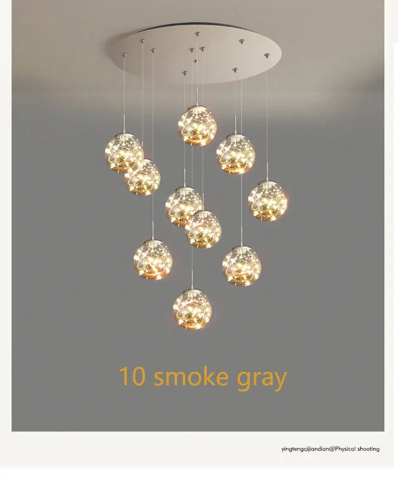 DecorBites™ Spiral Crystal Ball Chandelier Light - Free Shipping