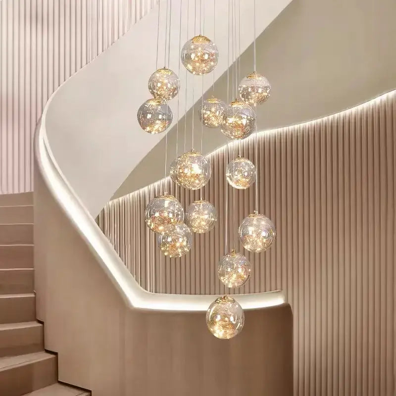 DecorBites™ Spiral Crystal Ball Chandelier Light - Free Shipping