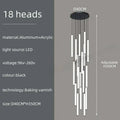 DecorBites™ Spiral LED Ceiling Chandelier for Modern Home