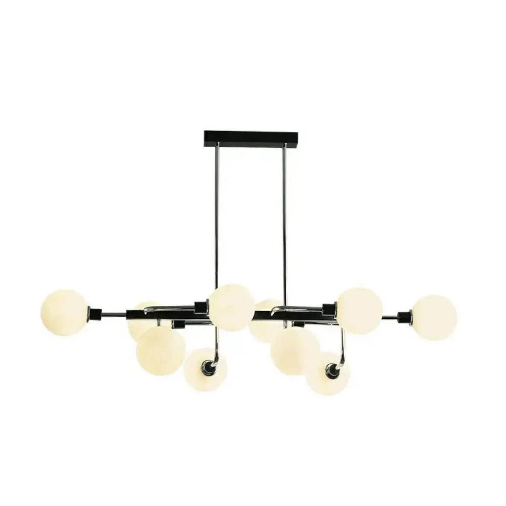 DecorBites™ Sputnik Hanging Island Light - Minimalist Glass Ball Pendant for Dining Room