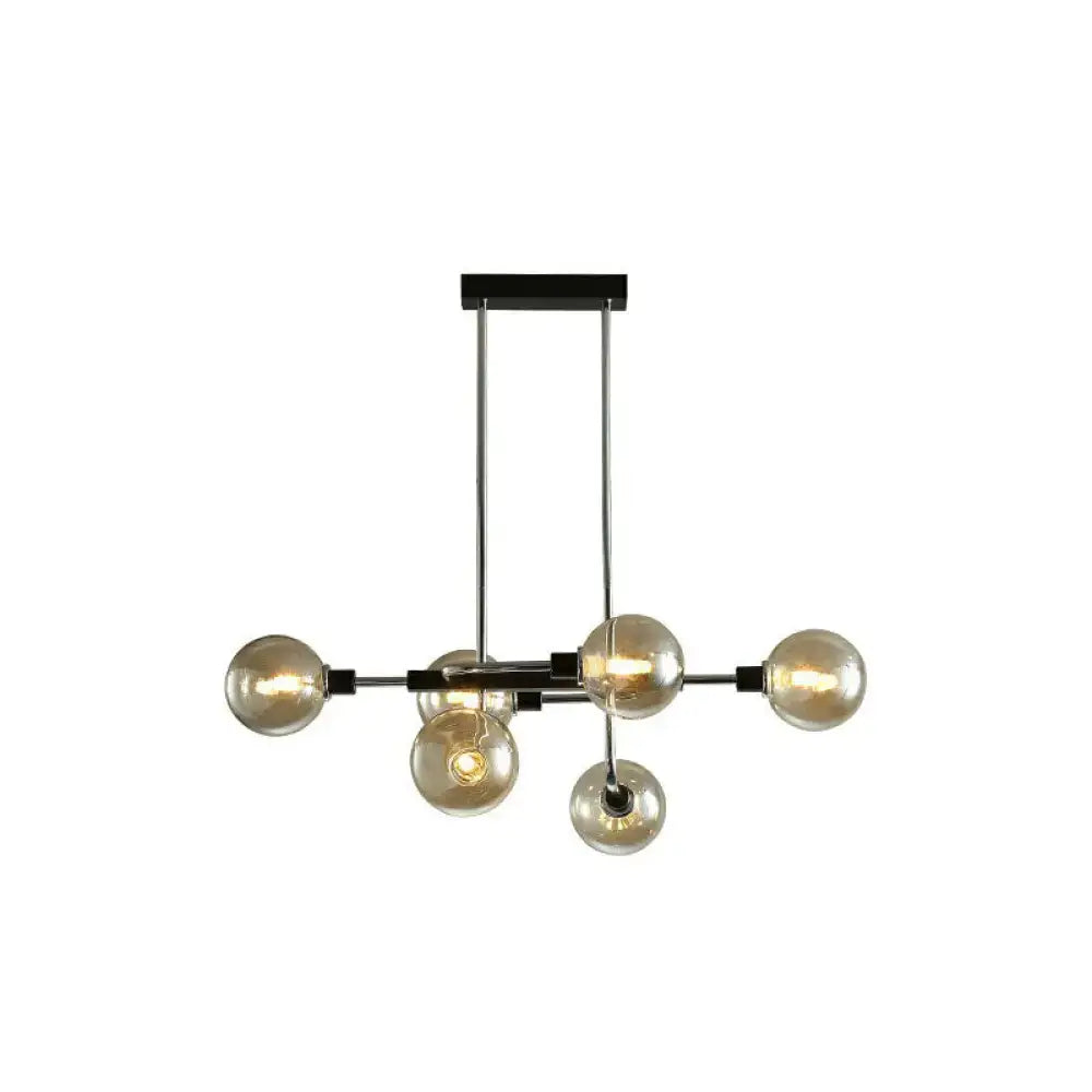 DecorBites™ Sputnik Hanging Island Light - Minimalist Glass Ball Pendant for Dining Room