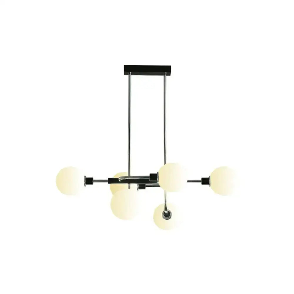 DecorBites™ Sputnik Hanging Island Light - Minimalist Glass Ball Pendant for Dining Room