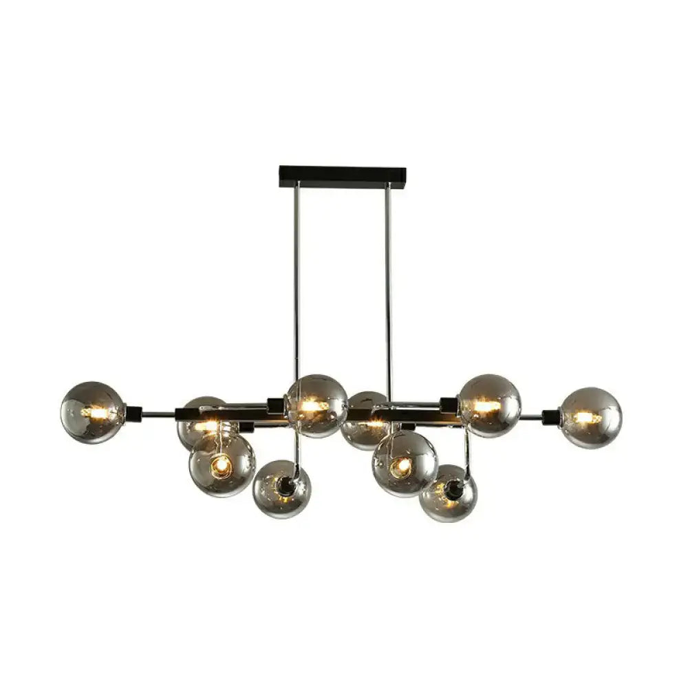 DecorBites™ Sputnik Hanging Island Light - Minimalist Glass Ball Pendant for Dining Room