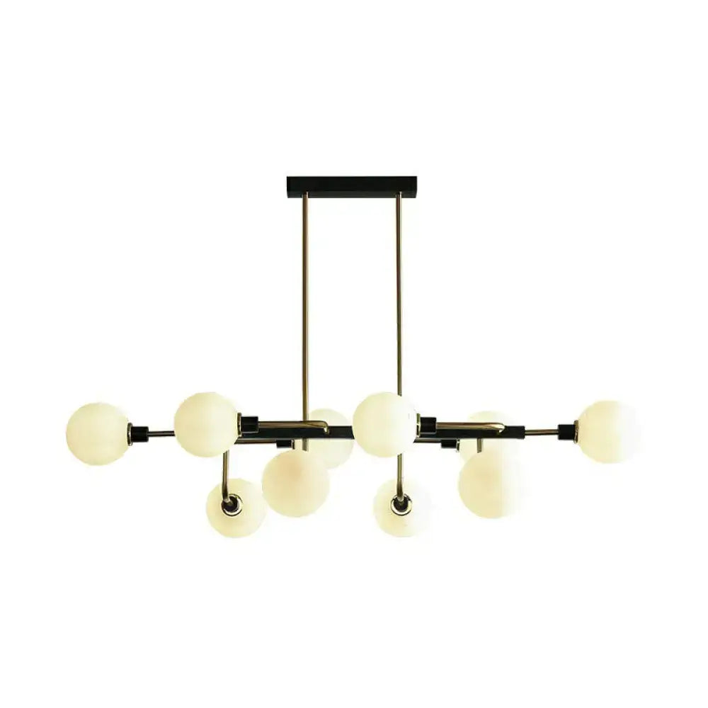 DecorBites™ Sputnik Hanging Island Light - Minimalist Glass Ball Pendant for Dining Room