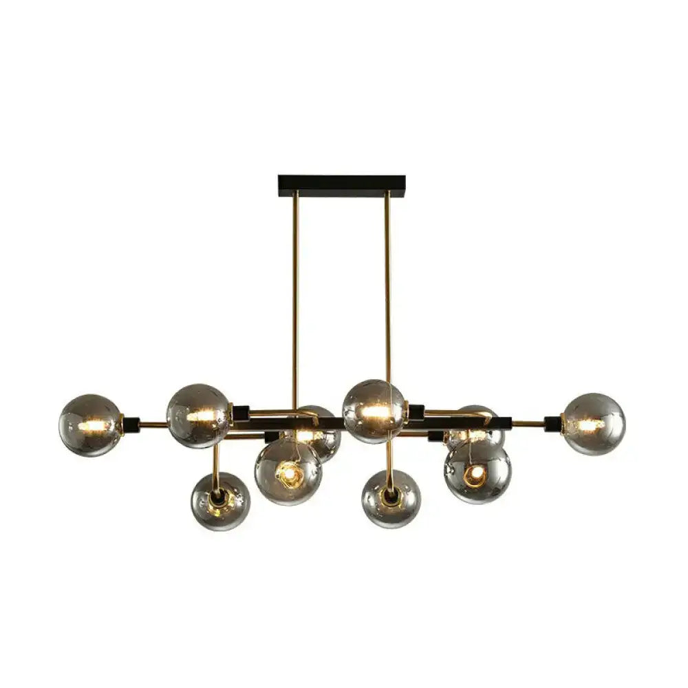DecorBites™ Sputnik Hanging Island Light - Minimalist Glass Ball Pendant for Dining Room