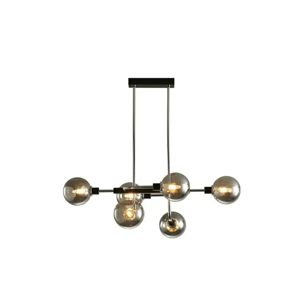 DecorBites™ Sputnik Hanging Island Light - Minimalist Glass Ball Pendant for Dining Room