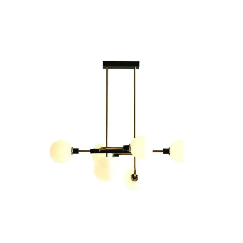 DecorBites™ Sputnik Hanging Island Light - Minimalist Glass Ball Pendant for Dining Room