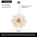 DecorBites™ Starry Sky Crystal Pendant Light Fixture