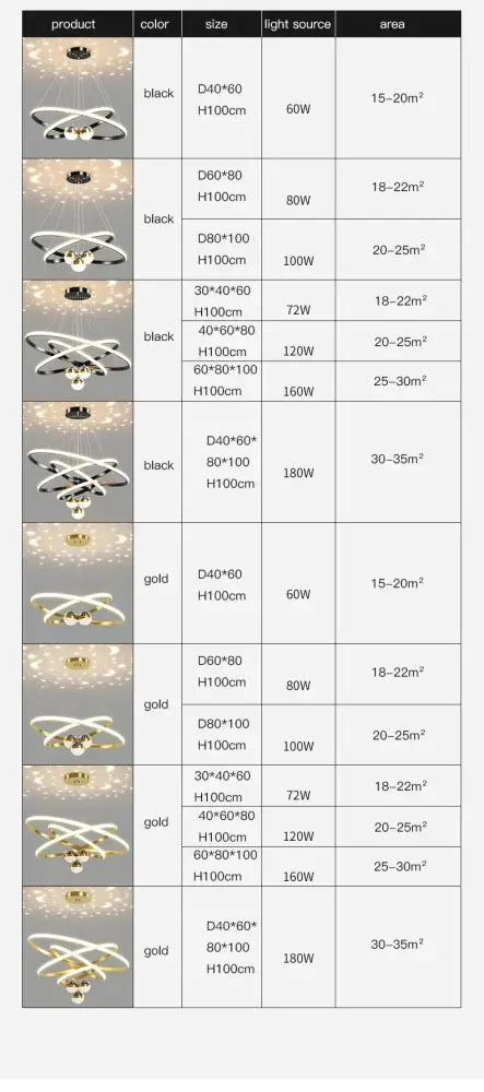 DecorBites™ Starry Sky LED Chandelier for Living Room