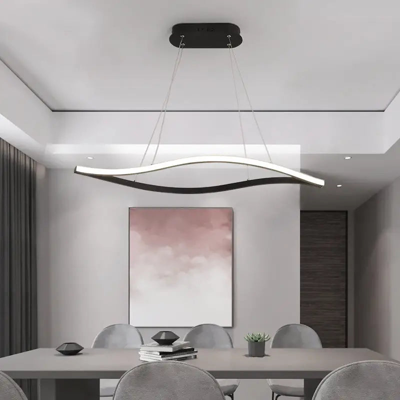 DecorBites™ Stylish Aluminum Leaf Pendant LED Island Light for Dining Room Décor