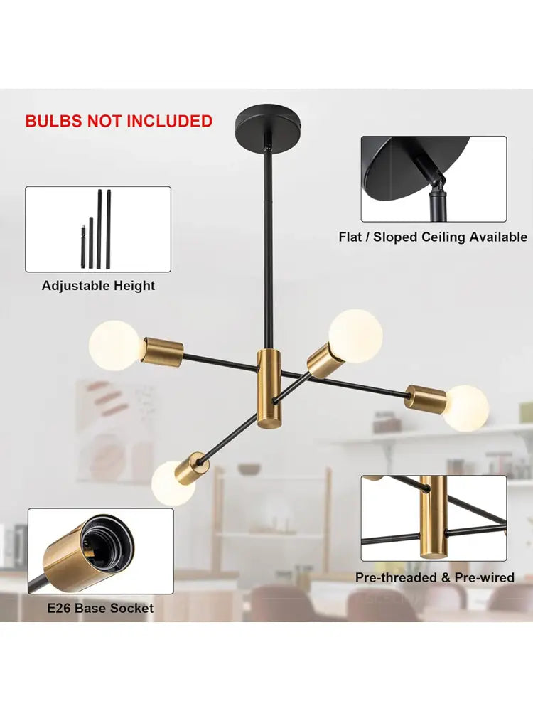 DecorBites™ Stylish Hanging Chandelier for Home Decor