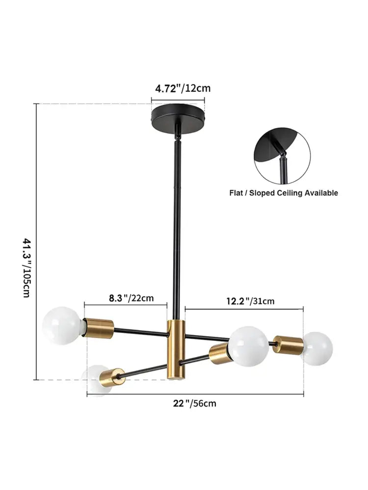 DecorBites™ Stylish Hanging Chandelier for Home Decor
