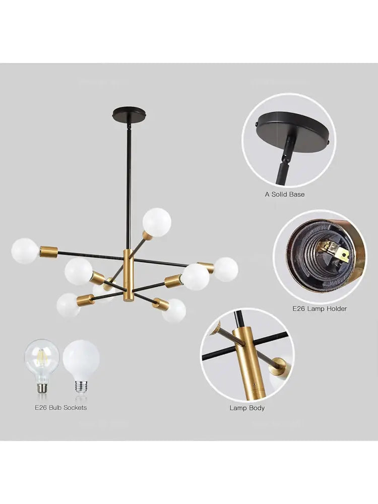 DecorBites™ Stylish Hanging Chandelier for Home Decor