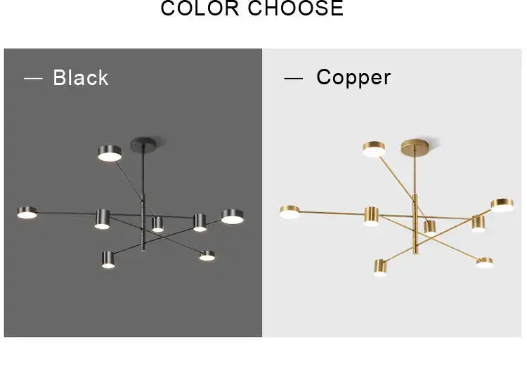 ديكور بايتس™ ثريا LED أنيقة لديكور المنزل
