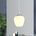 Decorbites™ stylish nordica pendant light with frosted opal glass and chrome finish ideal for office and kitchen island lighting