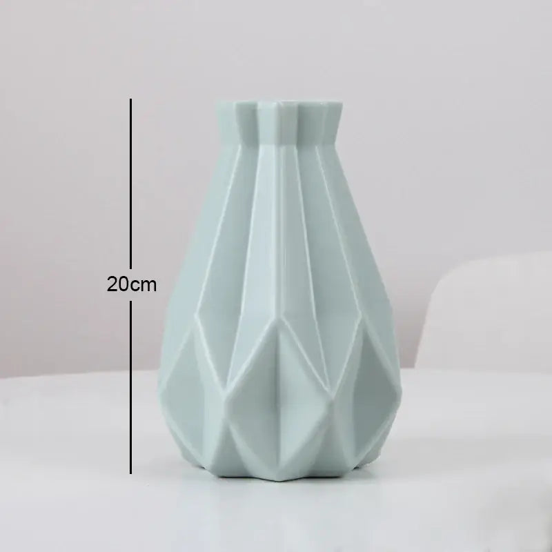 DecorBites™ Stylish Nordic Plastic Flower Vase, Home Decor